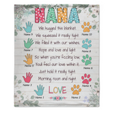Nana We Hugged This - Couverture personnalisée - Cadeau pour grand-mère